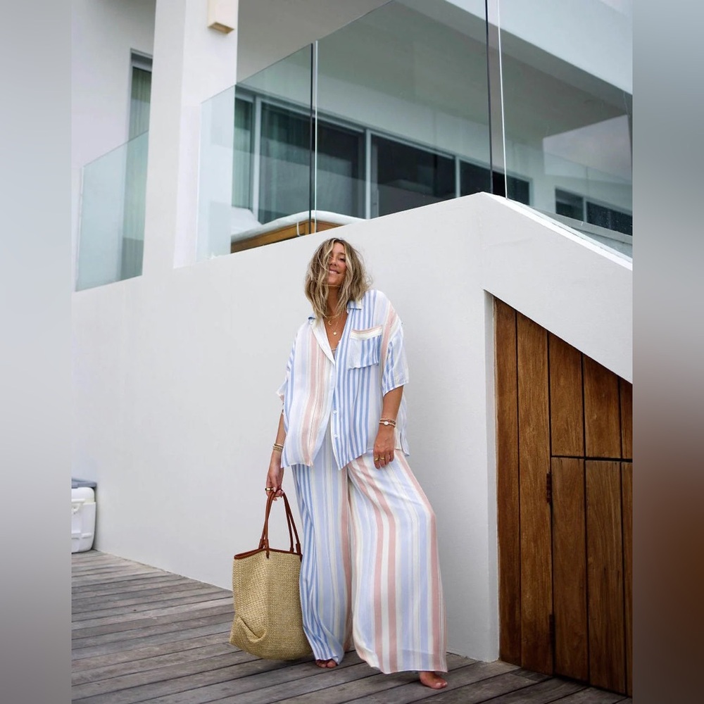 Vici Striped Beach Pant